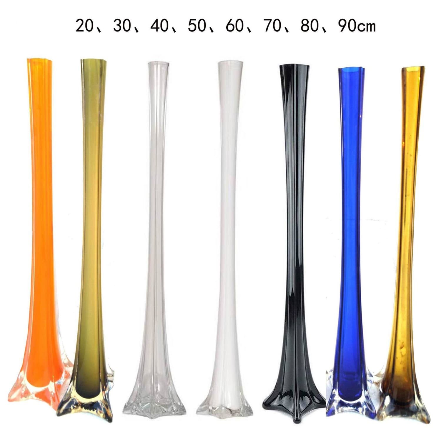 Factory direct sales of cross-border Eiffel Tower glass vases.