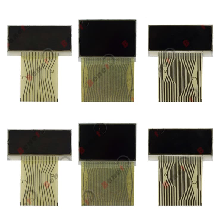 Compatible with Mercedes W210/W202/W208 LCD screen, left, center, right, 2 sets each