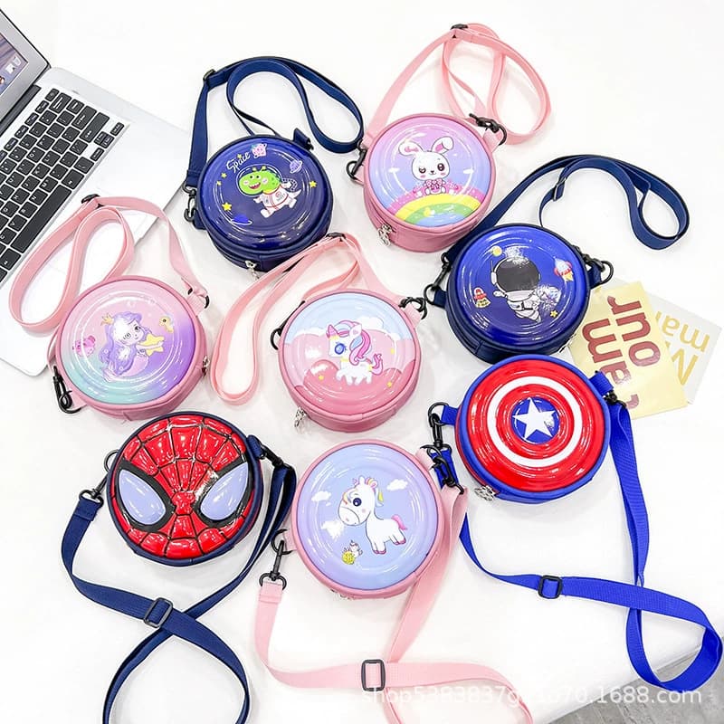 2026 New Spider-Man Shoulder Crossbody Bag Fashion Small Bag Kids Boys Girls Cartoon Anime Backpack Trendy