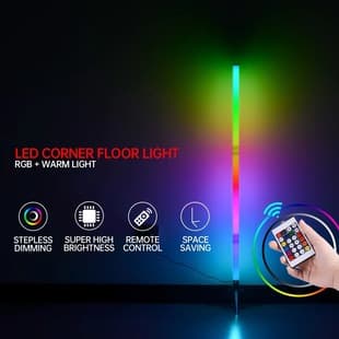 Cross-border Tuya Corner Atmosphere Light APP Remote USB Bedroom Floor Lamp Modular Portable RGB Corner Light