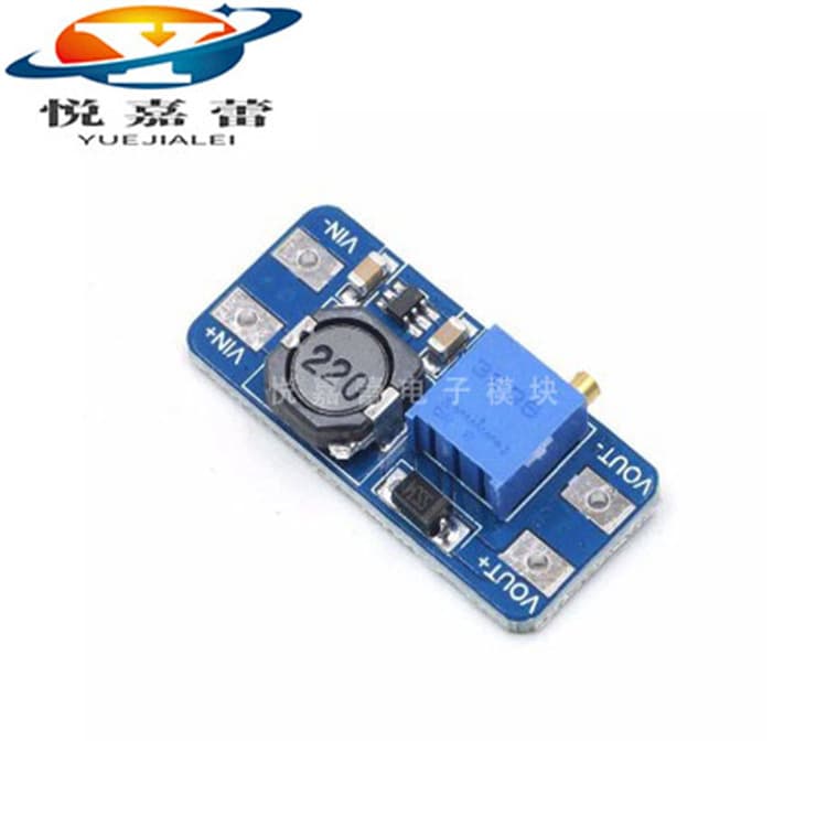 MT3608 2A Boost Converter DC-DC Adjustable Power Module Wide Input 2/24V Boost to 5/9/12/28V