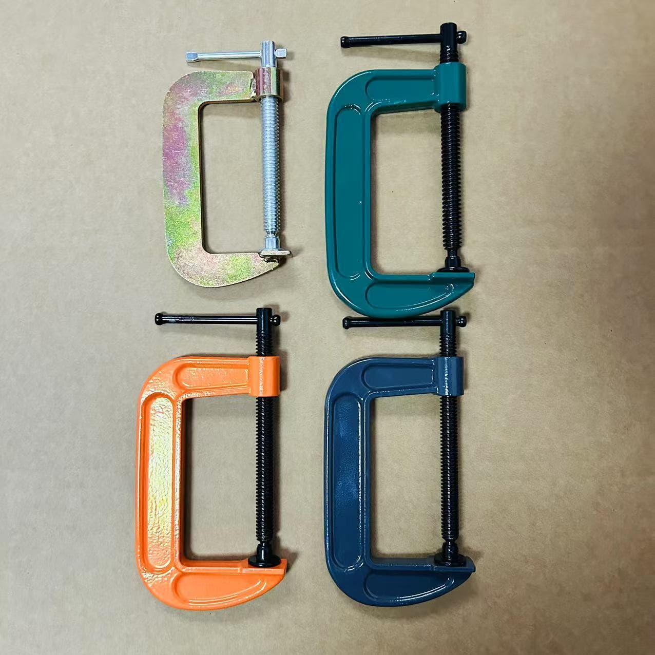 Factory wholesale woodworking clamps, door and window fixing clamps, G-type clamps, heavy-duty national standard C-type clamps, fixing clamps, fast.