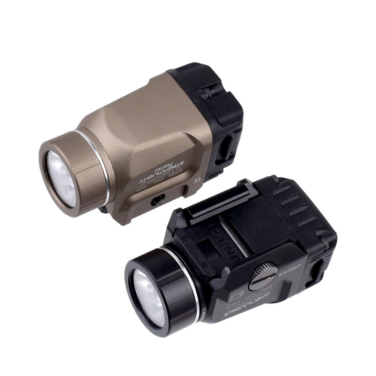 Tactical Flashlight TLR-7 Mounted LED Strobe Outdoor Lighting 20mm Rail Compatible with Multiple Base Plates