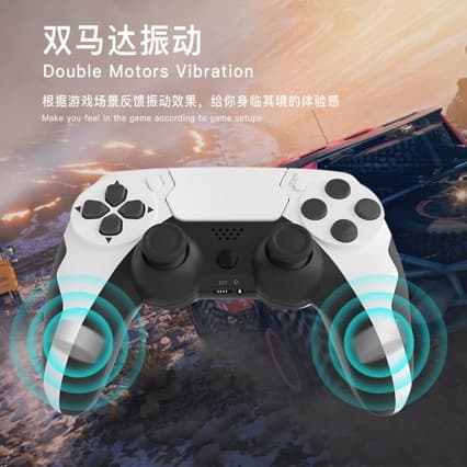 Cross-border PS4 Game Controller Bluetooth Wireless for PC Black Myth Wukong Vibration Six-axis P4 PC Gamepad