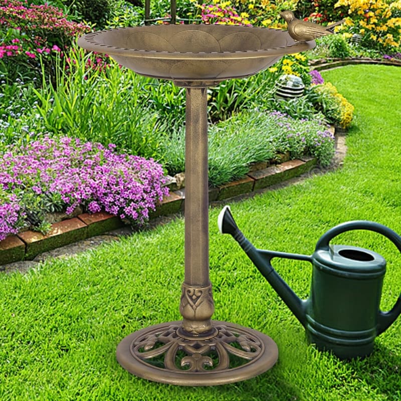 2026 New Cross-border Drop Shipping 1 Antique Gold Independent Base Bird Feeder Cross-border Drop Shipping
