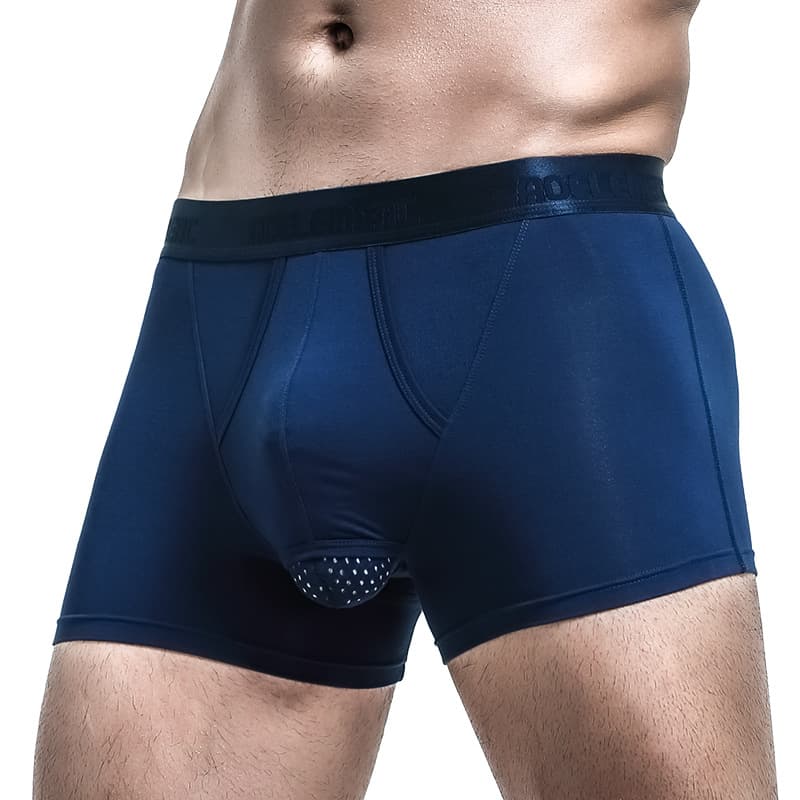 Men's Briefs with Foreskin Separation Design, Redundant Foreskin Retraction Shorts, Comfortable Scrotum Support, Boxer Briefs