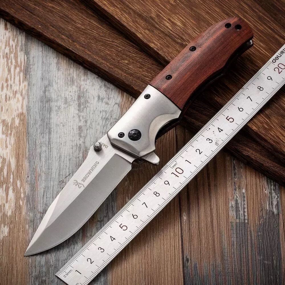 Outdoor Folding Knife DA51 Multifunctional Thickened Camping Fruit Knife Sharp Wild Camping Mountain Defense Utility Knife