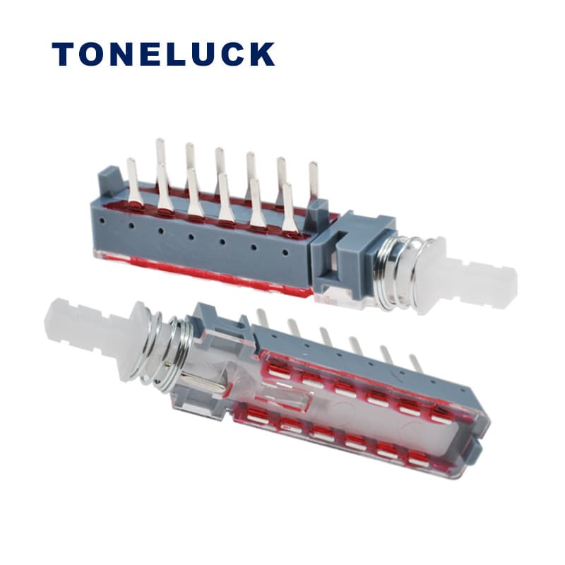 Walkie-talkie push-button switch, massager key switch, experimental equipment PBN push-button key lock switch