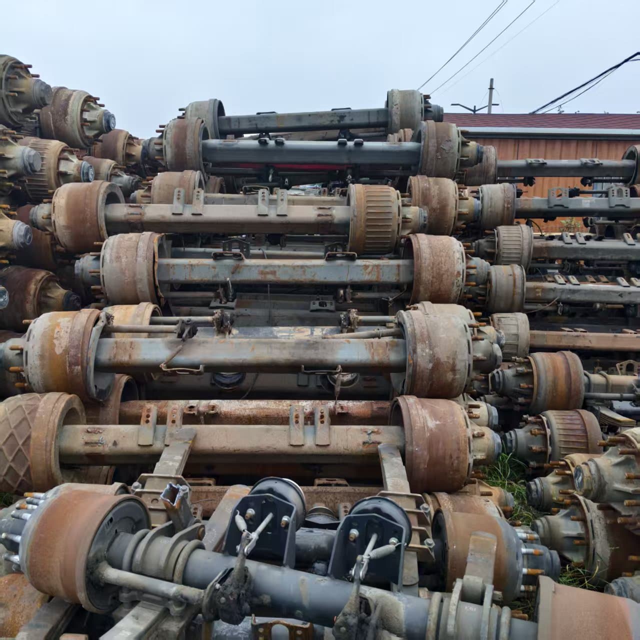 Overseas Export Trailer Parts Shunde Fuwa Axle Dump Truck Brake Rear Axle Semi-trailer Rear Axle