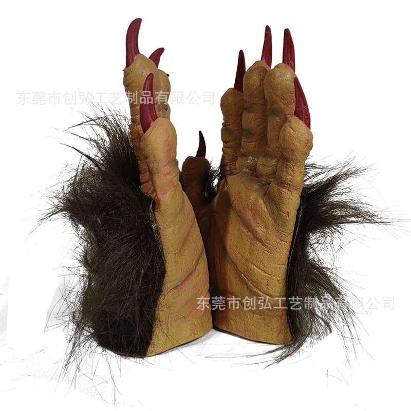 2023 New Halloween Horror Adult Hand Devil Claws, Monster Latex Gloves, Role-Play Props