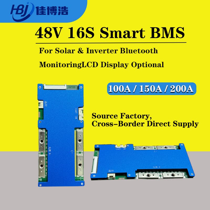 16S 48V100A150A200ASmart BMS forSolar inverter EnergyStorage