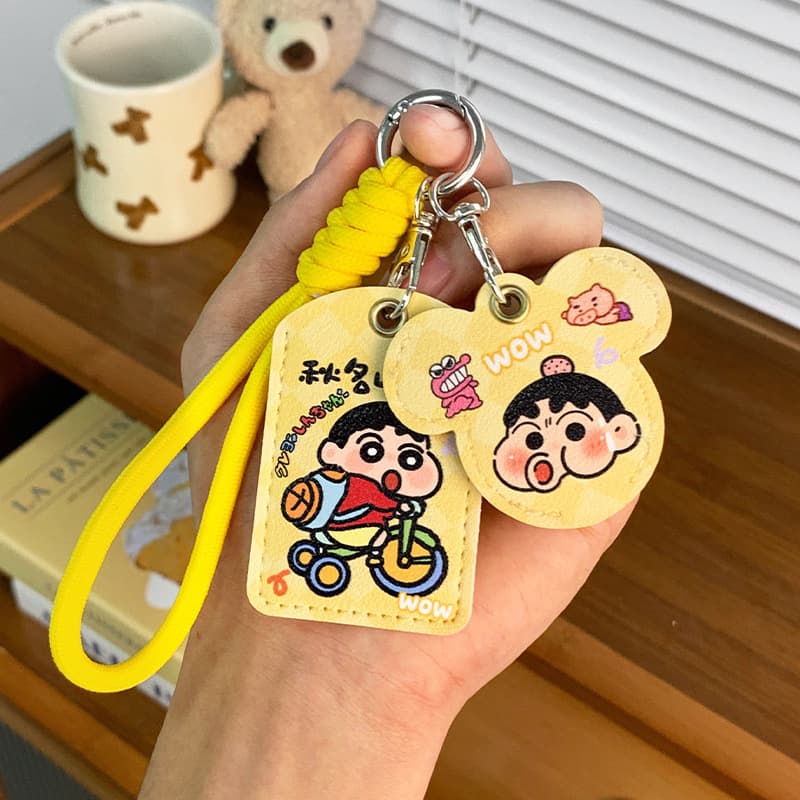 Cartoon electric vehicle key cover for Aima Yadi electric scooter remote control NFC protection access card sleeve