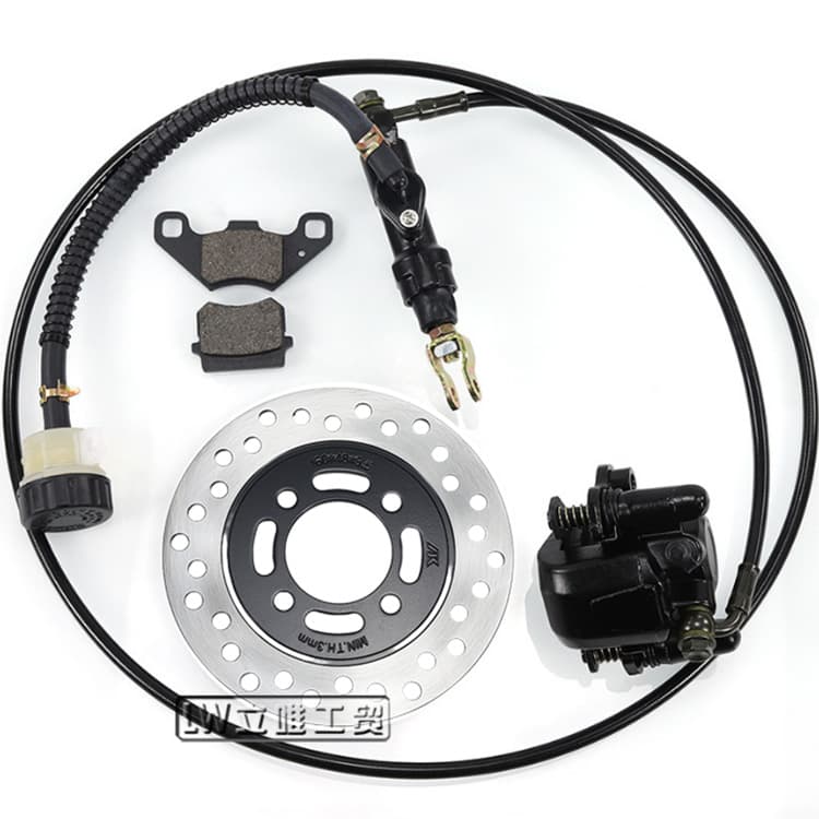 Go Kart Sand Buggy Four-Wheel Motorcycle Parts Rear Disc Brake Assembly Foot Brake Pump Assembly Fork Disc Caliper