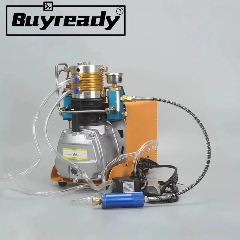 220V 80L/min 4500Psi 300Bar 30Mpa Auto-Stop PCP Pump High Pressure Air Compressor
