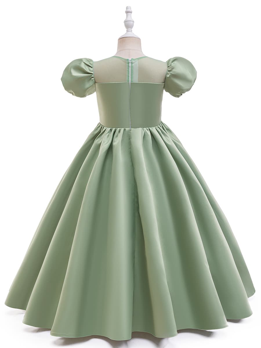Cross-border Children's Formal Dress, Flower Girl Wedding Dress, Piano Performance Gown, Princess Dress for Girls