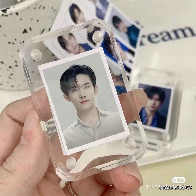 Factory Wholesale Direct Acrylic Bricks Grg Card Bricks Magnetic Small Card Bricks Grg Card Mahjong Handmade DIY Idol Photos