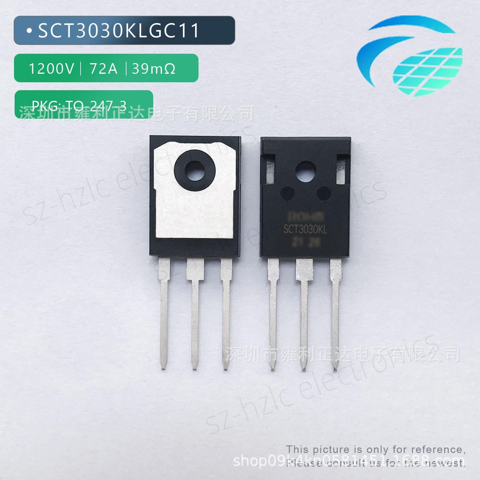 SCT3030KLGC11 ROHM Manufacturer, Rare Model, New Energy Vehicle Grade MOS Transistor Triode