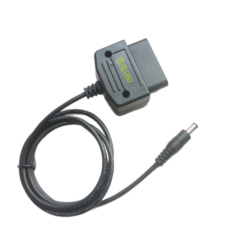 OBD to Type-C Dashcam Voltage Reduction Cable 12V-24V to 5V 1.5A/2A Continuous Power Supply Cable