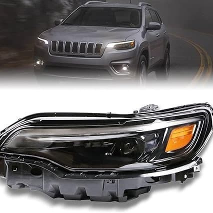 For Jeep Grand Cherokee Xenon Headlight Assembly Headlamp 2019-2021