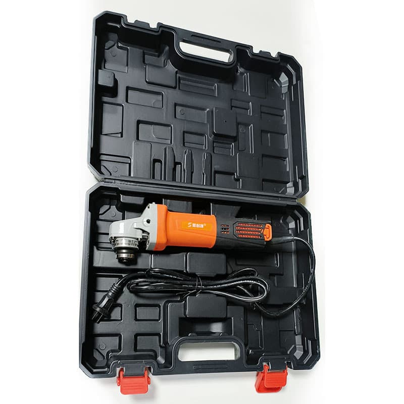 Portable Angle Grinder Toolbox Thickened Handheld Angle Grinder Storage Case Double-Layer Shock-Absorbing Tool Organizer