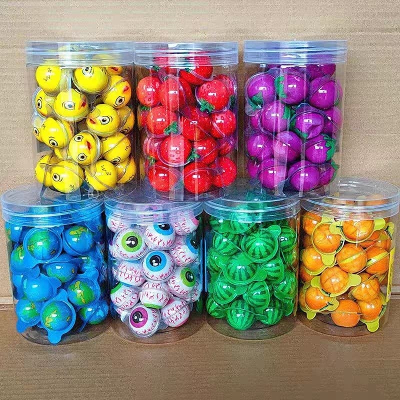 3D filled Earth bursting gummy candy, blister packaging, Christmas bucket, viral children's leisure snacks