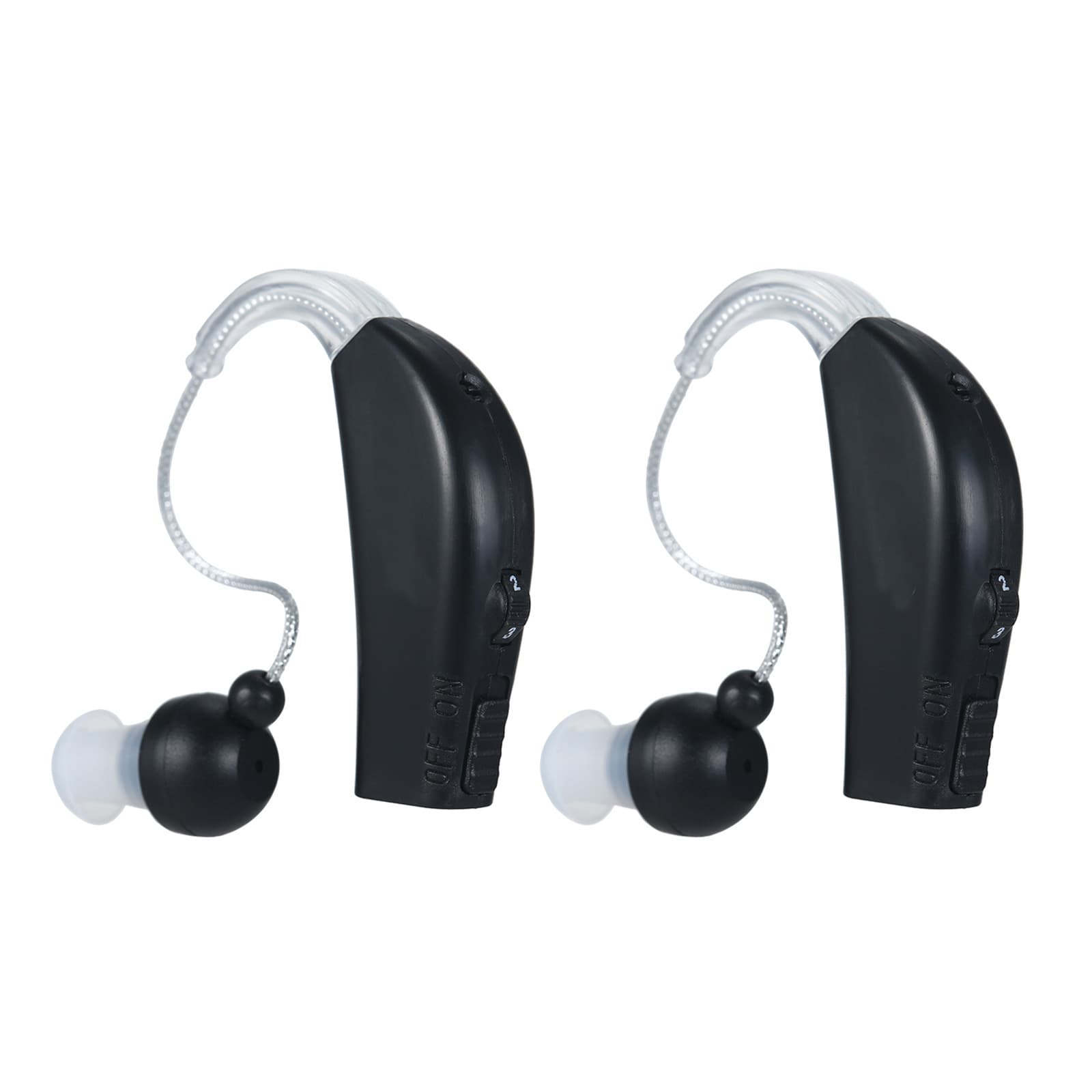Hot-selling dual-charge behind-the-ear hearing aid for the elderly invisible sound amplifier sound collector assistive hearing aid cross-border English version