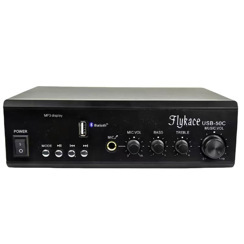 Free Shipping flykace Constant Voltage Amplifier Audio Power Amplifier Public Address Preamplifier with Bluetooth