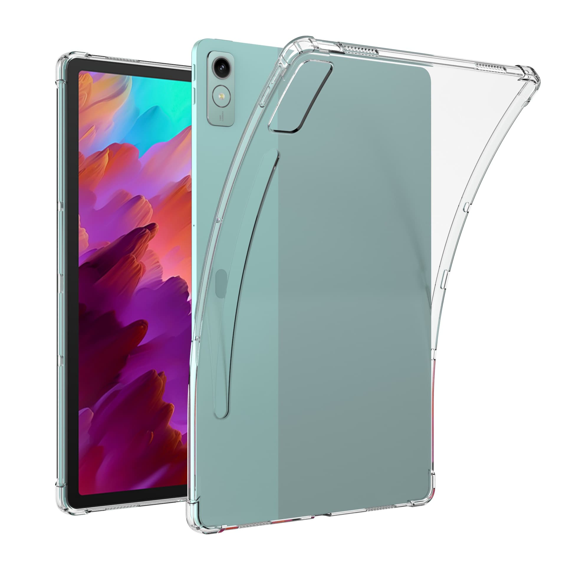 2023 Lenovo Xiaoxin Pad 12.7-inch tablet case, TPU transparent air cushion P12 tablet material compatible
