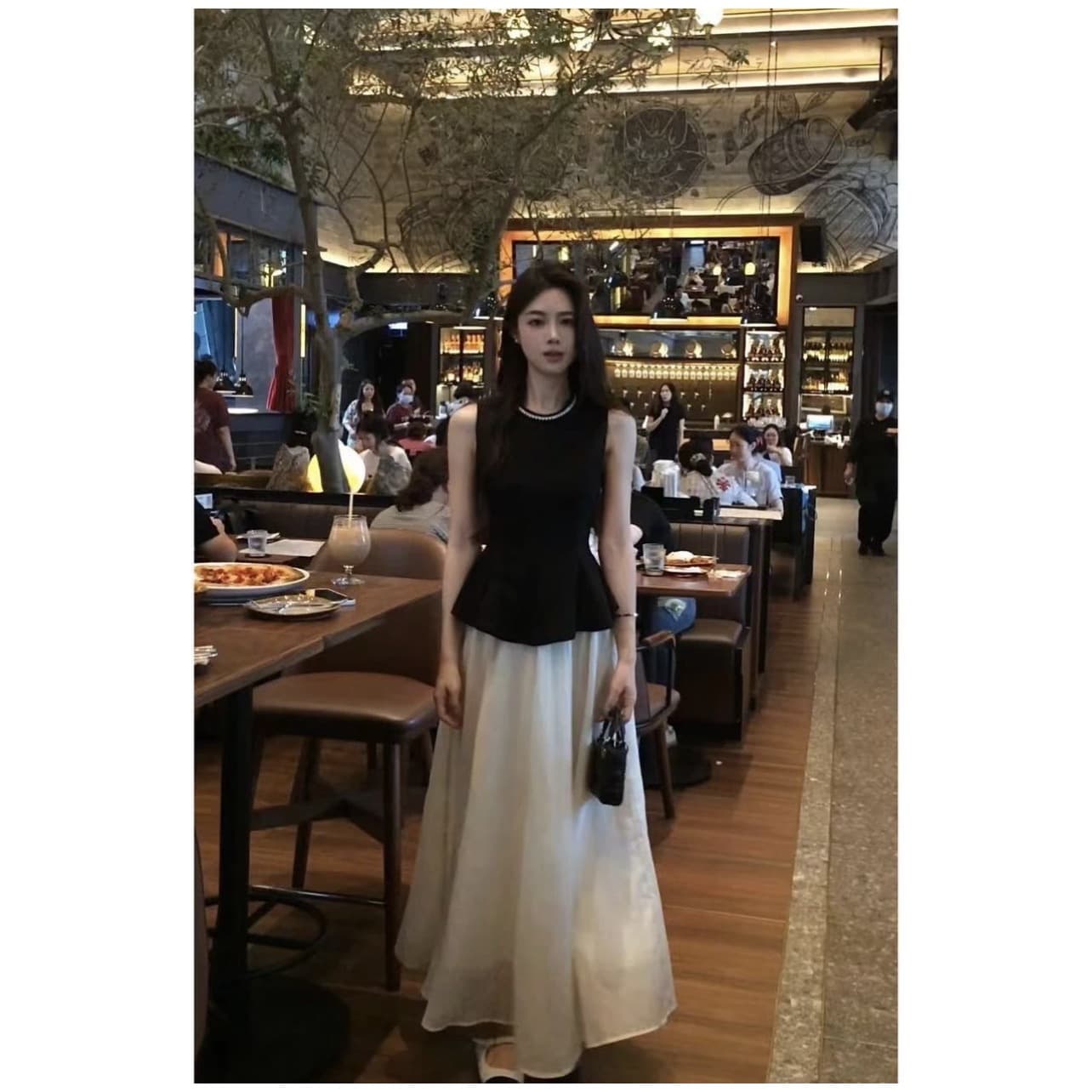 Summer Outfit Matching Elegant Style One Set Korean Salt Light Mature This Year Popular Pretty Skirt Two-Piece Set
