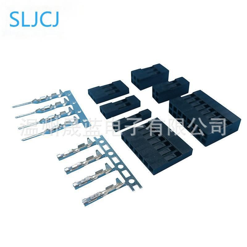 Solder-type terminal block TJC8 2.54mm pitch single/double row housing pin header DuPont connector