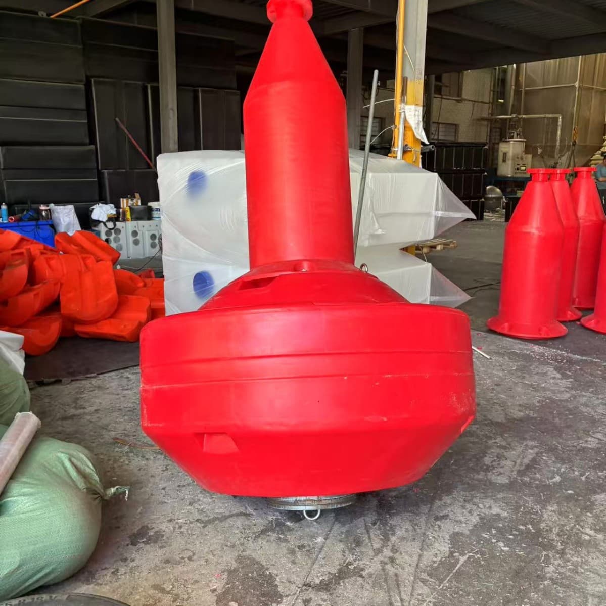 Lake Marine Warning Buoy Navigation Prohibition Mark Ship Barrier Mooring Buoy