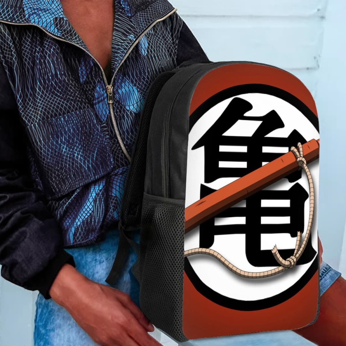 Independent website hot selling pictures to customize Dragon Ball youth primary school students backpack bag travel bag black edge school bag
