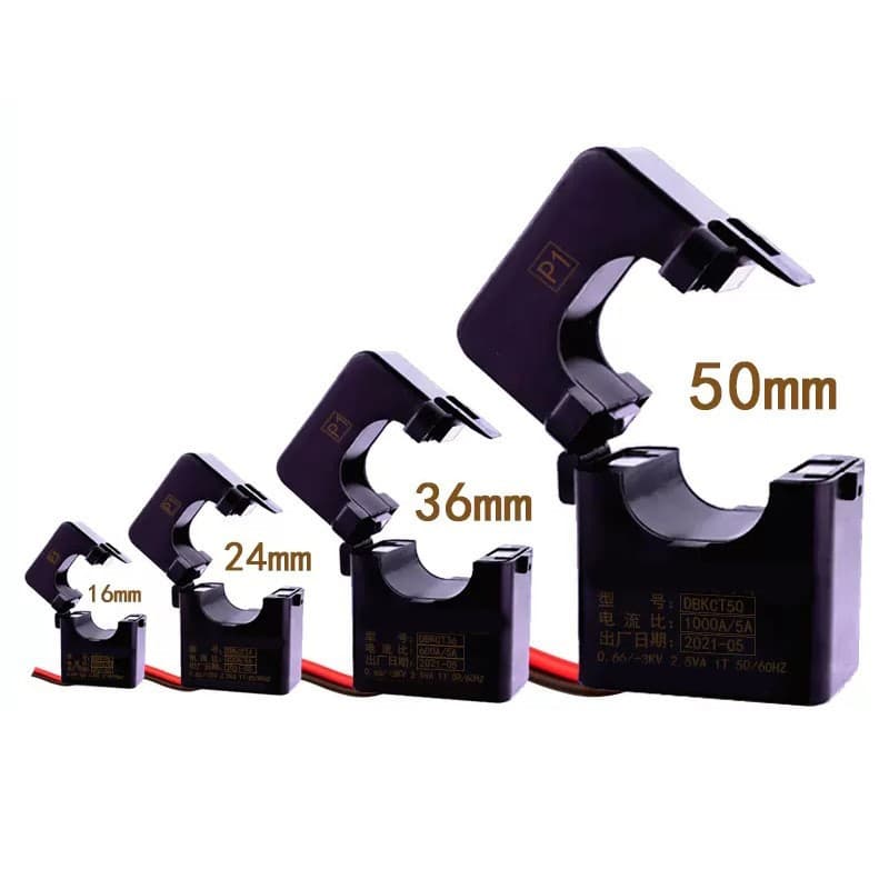 Split-core current transformer, open-close type, clamp-on, three-phase 0.5 class, split-core three-phase four-wire current transformer