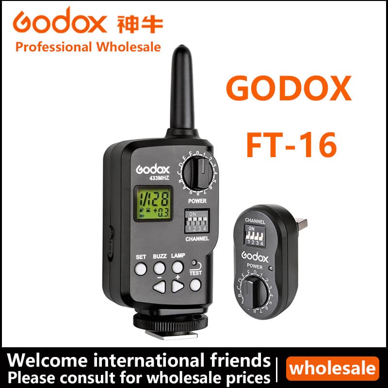 Godox FT-16/S Flash Trigger SK400W Flash Wireless Trigger Remote Control Separate Transmitter