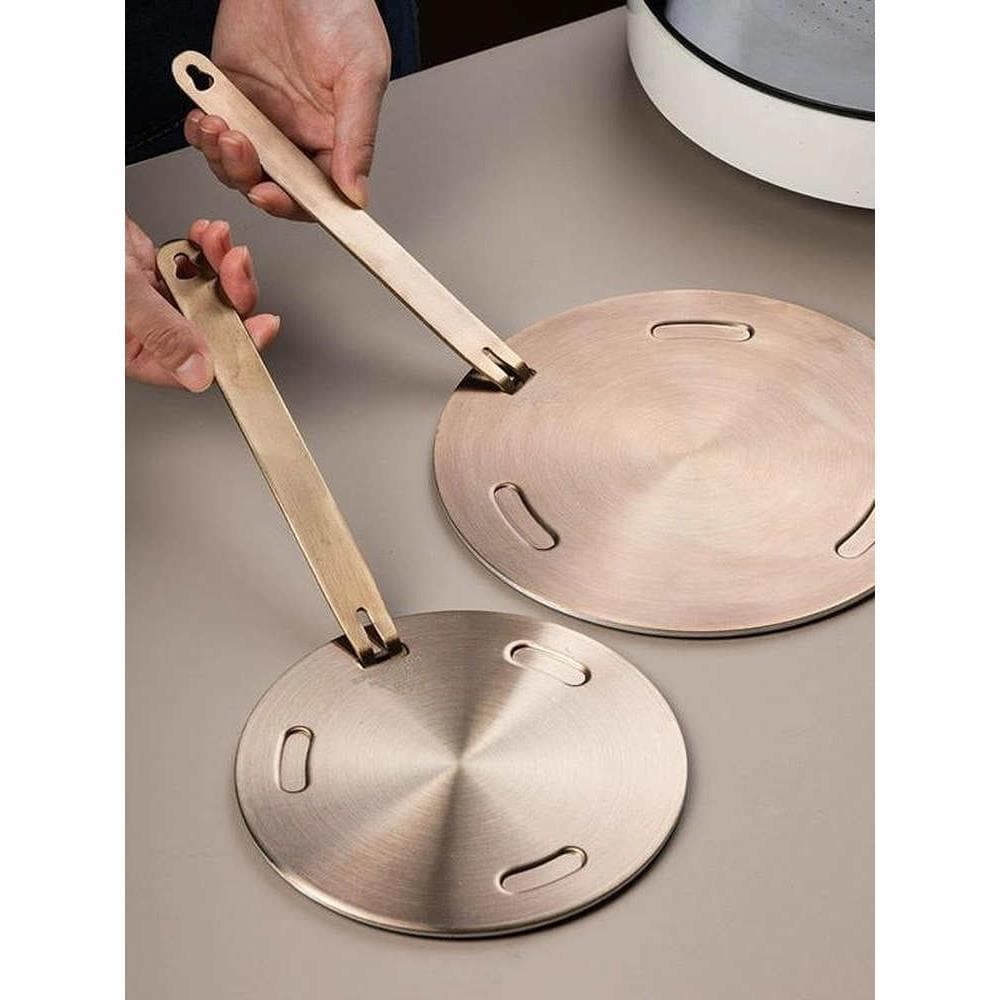 Induction Cooker Magnetic Heat Conduction Plate, Dedicated Casserole Heat Diffuser, Heating Plate for Glass and Stainless Steel Kitchen Heat Spreader