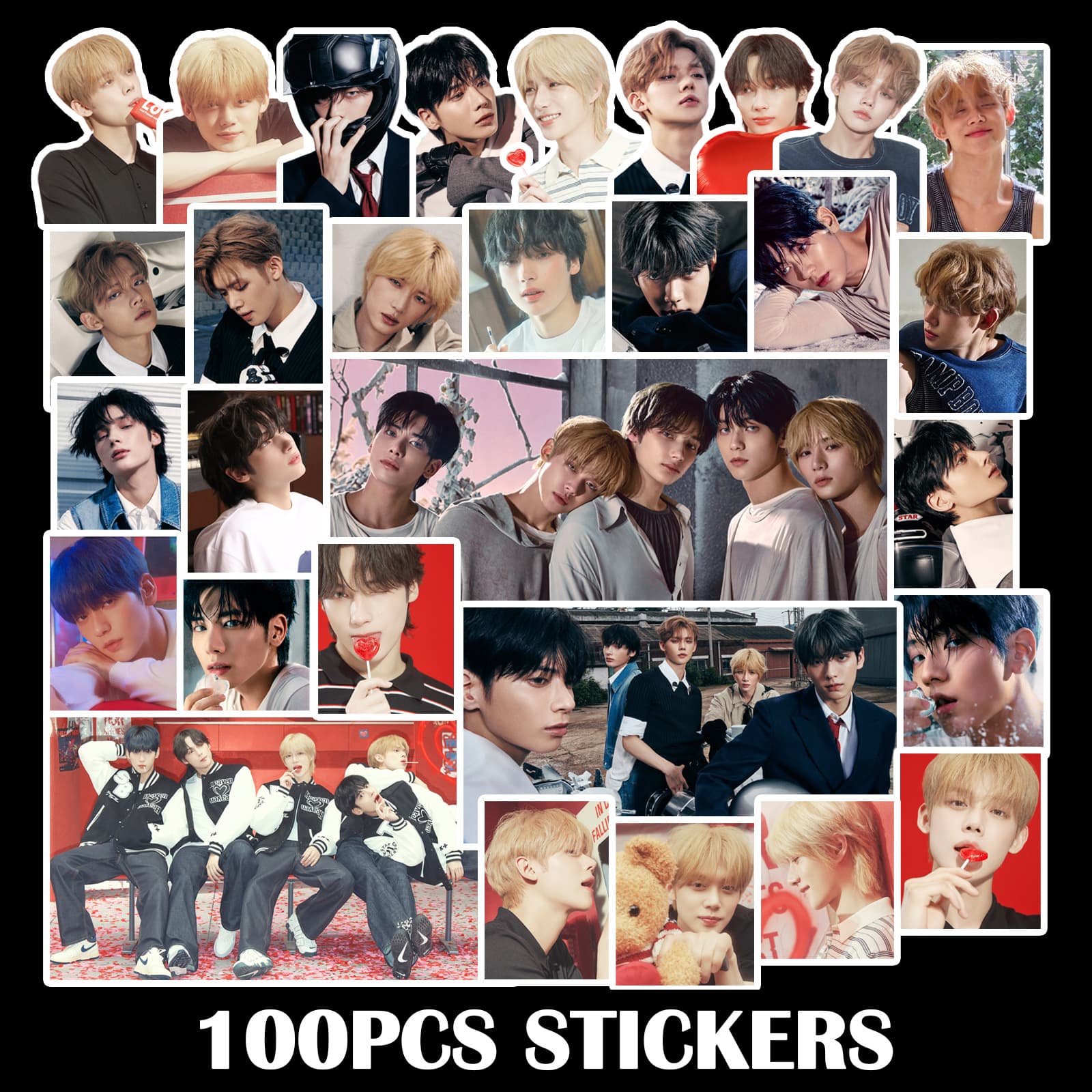 100 in-stock T-group "The Star Chapter: SANCTUARY" stickers YEONJUN collectibles