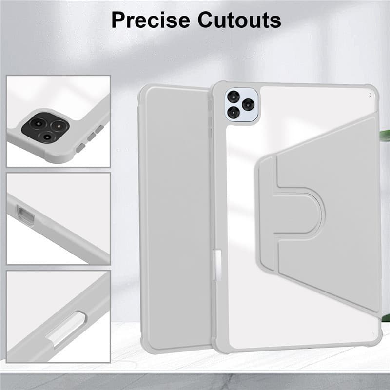 Suitable for Transsion Vista tab 10 protective cover 10.1 transparent bracket back shell tab11 rotating acrylic thin