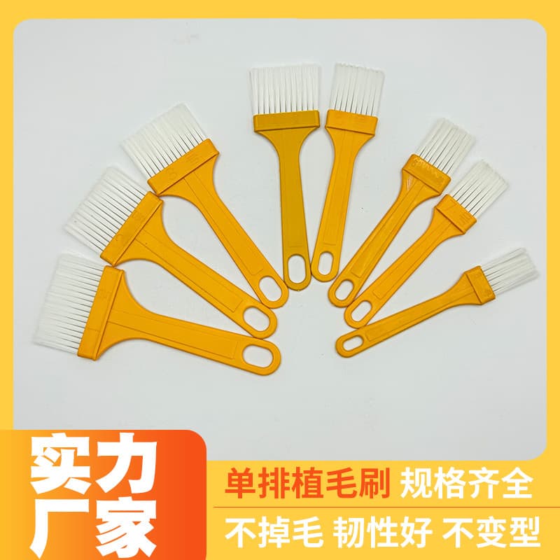 Nylon bristle paint brush, coating brush, glue brush, industrial embedded brush, cleaning dust removal oil painting brush