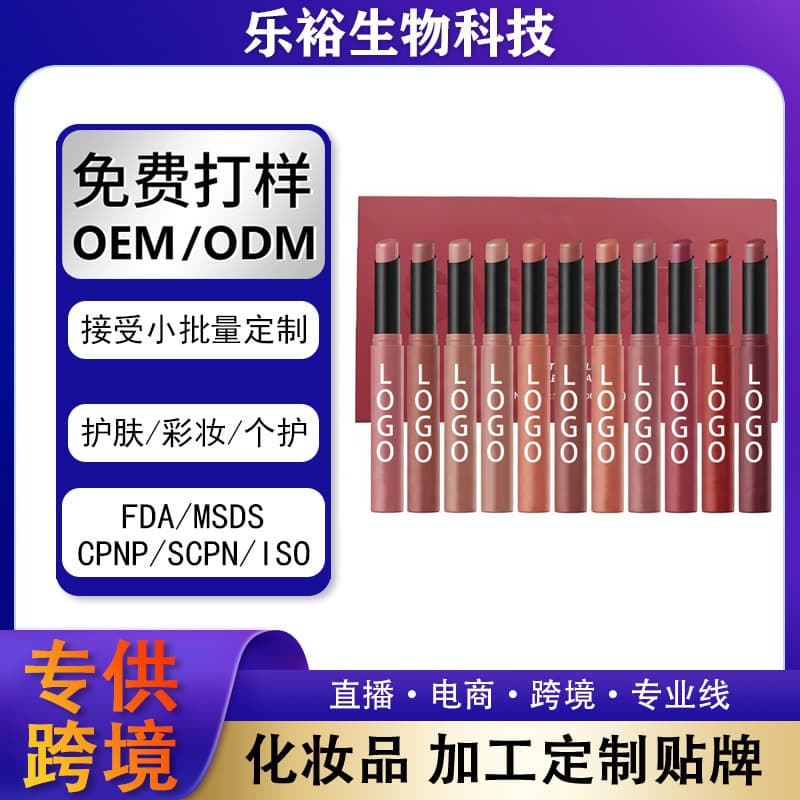 Cross-border OEM custom multi-color lipstick TikTok set lipstick shein lipstick TEMU lip balm source factory