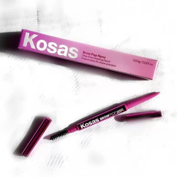 Kosas-Style Ultra-Fine Dual-Ended Eyebrow Pencil, Waterproof, Natural Feathered Brows, Sweat-Proof, Long-Lasting, OEM Private Label Custom Logo