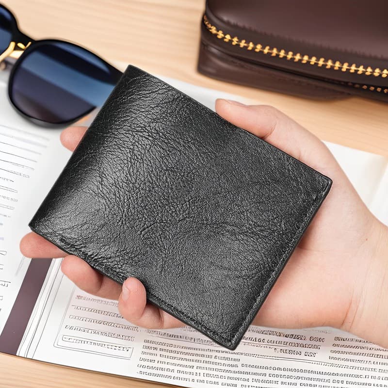 Cross-border New Men's Wallet Multi-card Slot Casual Retro Wallet Large Capacity Leather Clutch Coin Purse Factory Wholesale