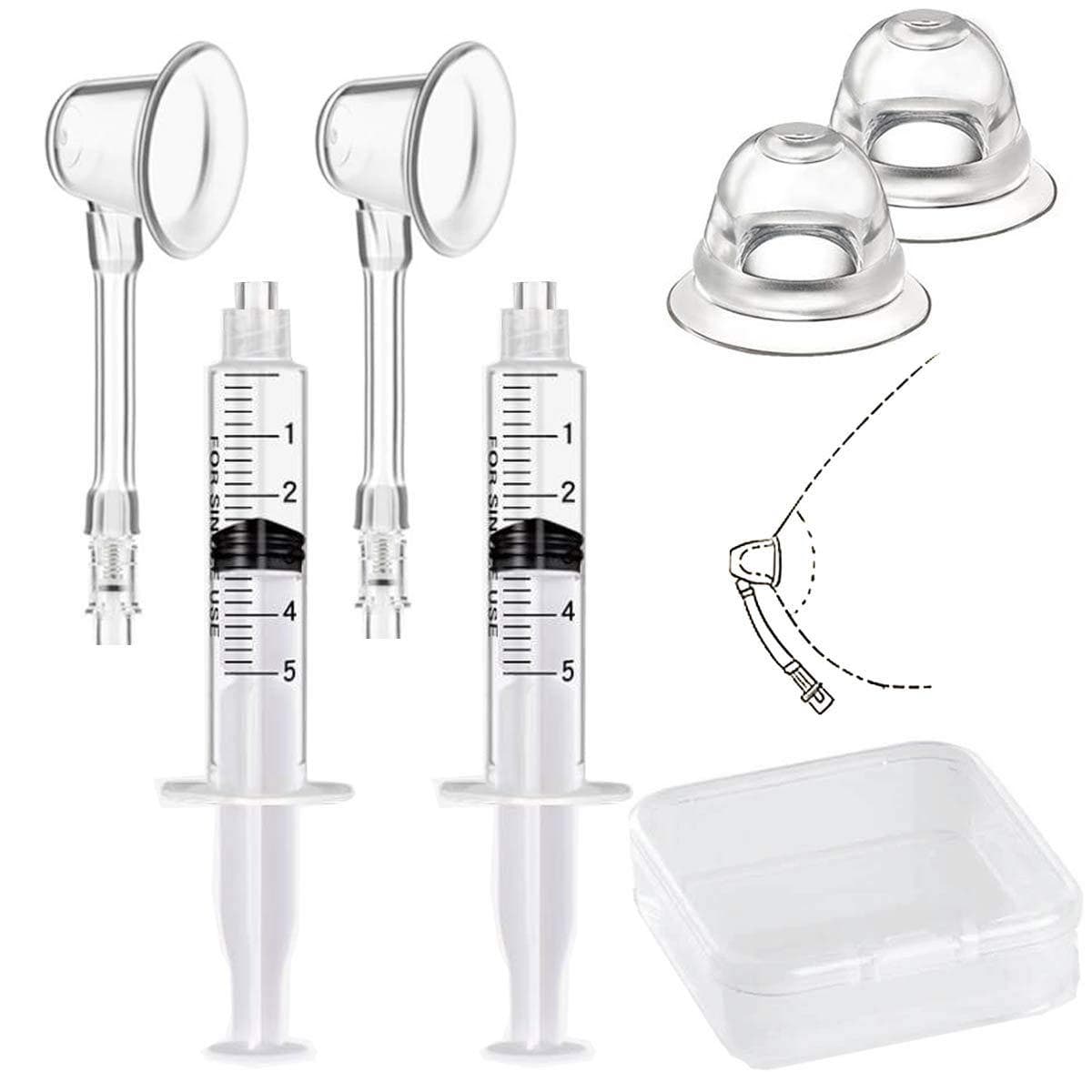 Cross-border Inverted Nipple Corrector Puller, Nipple Suction Device, Women's Nipple Sucker Applicable for Flat Nipples
