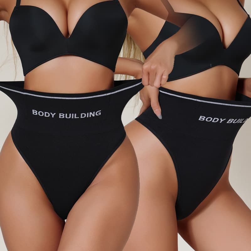 Cross-border Shapewear Tummy Control Panties Postpartum Mid-waist Body Shaping Thong Thin Breathable Seamless Slimming Underwear for Women