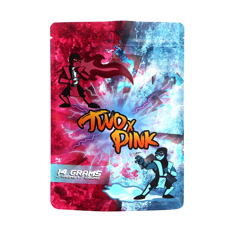 Custom 3.5g 7g 14g 28g Tobacco Stand-up Zipper Bags Matte Printed Aluminum Foil Composite Packaging