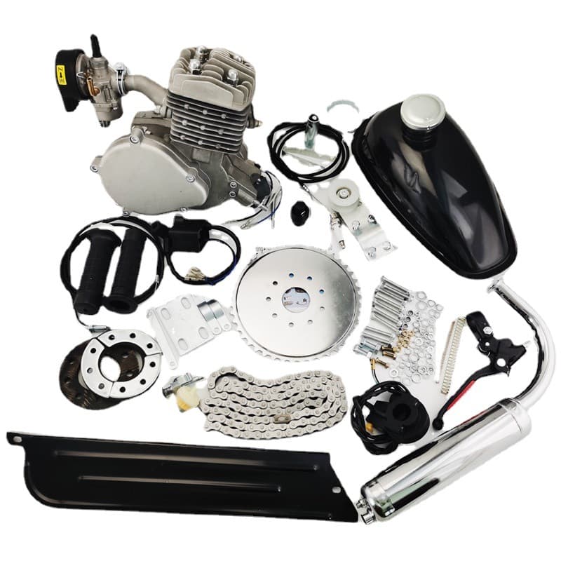 2-stroke bicycle engine gasoline engine 80cc PK80 F80 50cc bicycle engine kit