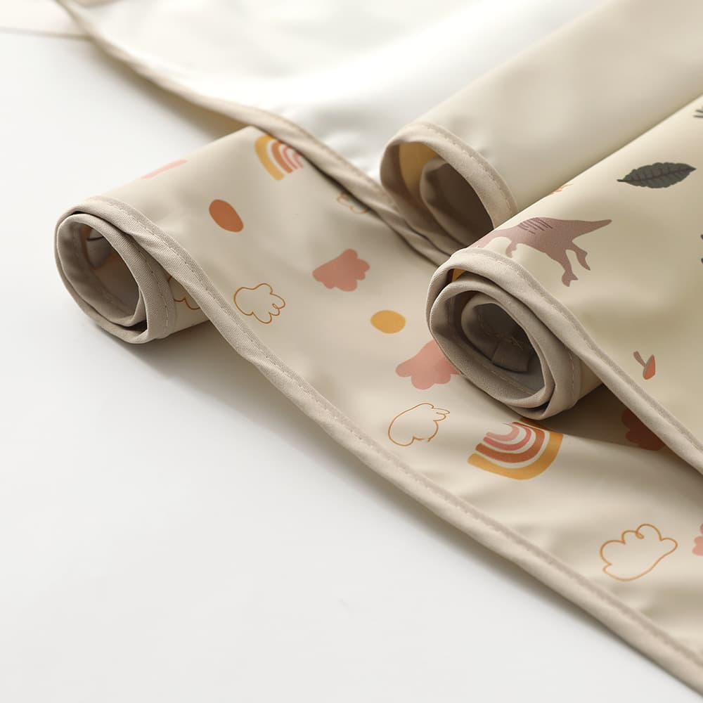 Danish Children Waterproof Changing Pad Baby Crib Overnight Ultra-Soft PU Waterproof Mattress Protector Reusable Washable Changing Pad