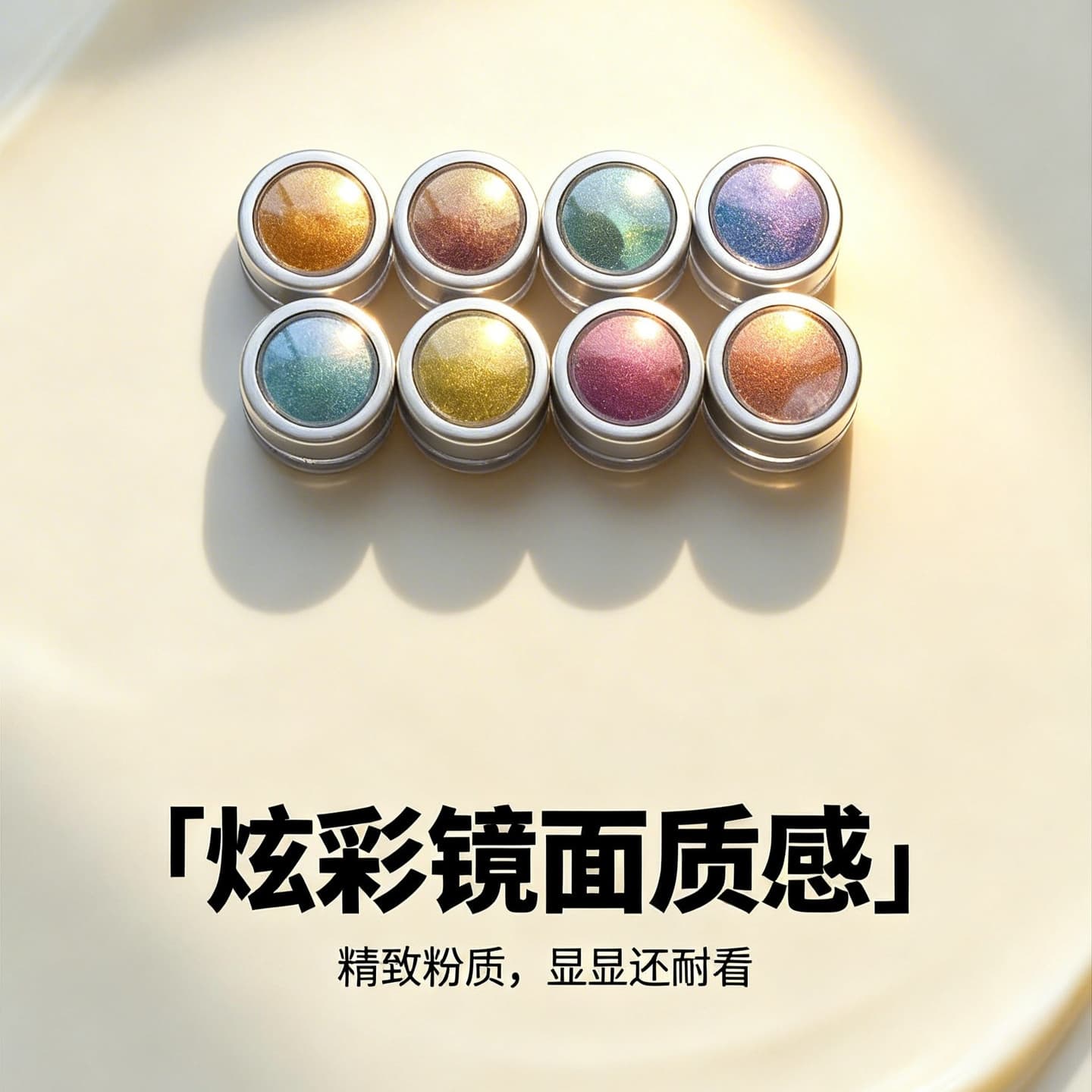 Cross-border 9-Color Nail Mirror Powder, Rose Gold Silver High-Shine Nail Glitter, Exclusive for Nail Salons Accessories