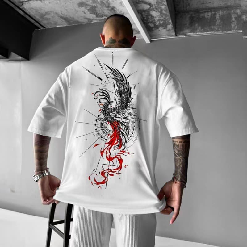 New Nordic Mythology Valkyrie T-Shirt Viking Rune Elements Cross-Border E-Commerce Trendy Casual Top Supplier
