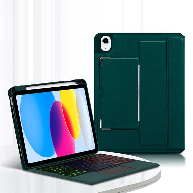 Compatible with iPad 11th Gen Keyboard Case, iPad 10th Gen Tablet Bluetooth Keyboard Cover, A16 Magic Keyboard