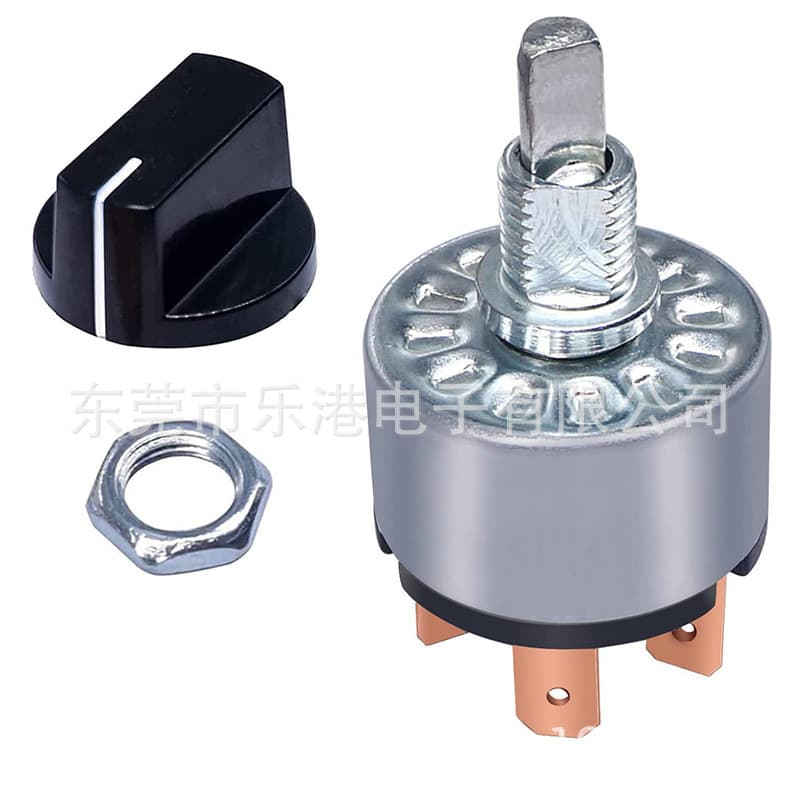 Automotive Air Conditioning Heater 4-Position 3-Speed Gear Switch Rotary Four-Position Three-Speed 5-Pin Gear Knob Switch